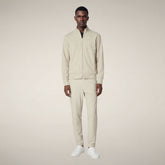 Men's Slim Fit Chino Pants Steve L.32 in Rainy Beige - FYI | Save The Duck