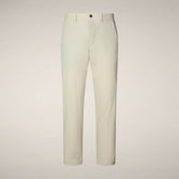 Men's Slim Fit Chino Pants Steve L.32 in Rainy Beige - FYI | Save The Duck