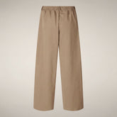 Pantaloni donna Eugenia beige stardust - ASAP | Save The Duck