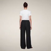 Women's Wide Pants Yenna in Black - Omw | Save The Duck