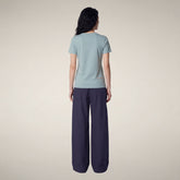 Women's Wide Pants Yenna in Navy Blue - Omw | Save The Duck