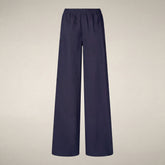 Women's Wide Pants Yenna in Navy Blue - Omw | Save The Duck