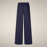 Women's Wide Pants Yenna in Navy Blue - Omw | Save The Duck