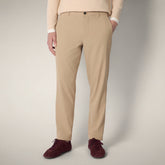 Pantaloni uomo Corbin beige stardust | Save The Duck