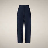 Pantaloni donna baggy Elvi blu navy - ASAP | Save The Duck