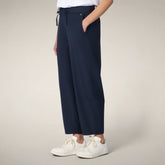 Pantaloni donna baggy Elvi blu navy - ASAP | Save The Duck