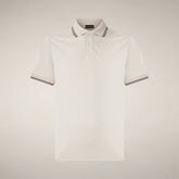 Polo uomo Hari beige chiaro | Save The Duck