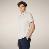 Polo uomo Hari beige chiaro | Save The Duck