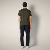 Polo Hari vert serpent pour homme | Save The Duck