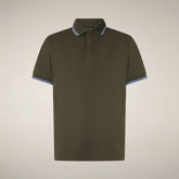 Polo Hari vert serpent pour homme | Save The Duck