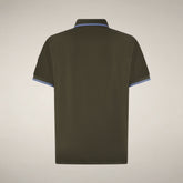 Polo Hari vert serpent pour homme | Save The Duck