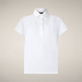 Polo donna Aina bianco | Save The Duck