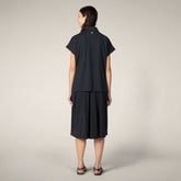 Polo donna Aina nero | Save The Duck