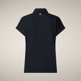 Polo donna Aina nero | Save The Duck
