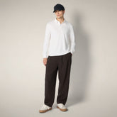 Polo uomo Dagan bianco | Save The Duck