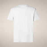 Men's T-shirt Adelmar in White | Save The Duck