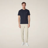 Men's T-shirt Adelmar in Navy Blue | Save The Duck