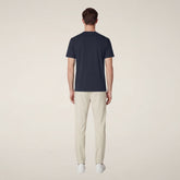 Men's T-shirt Adelmar in Navy Blue | Save The Duck