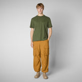 T-SHIRT UOMO BRAM IN MOSS GREEN | Save The Duck