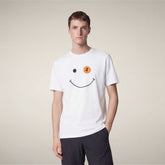 T-shirt uomo Darlan bianco | Save The Duck