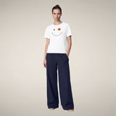 Women's T-shirt Gilma in White | Save The Duck