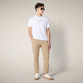 Men's T-shirt Bern in White | Save The Duck