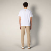 Men's T-shirt Bern in White | Save The Duck