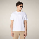 Men's T-shirt Bern in White | Save The Duck