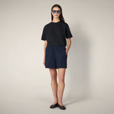 T-shirt donna Lina nero | Save The Duck