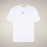 Men's T-shirt Cain in White | Save The Duck