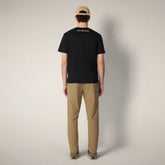 T-shirt uomo Elden nero | Save The Duck