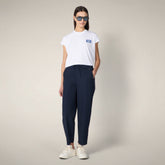 Damen-T-Shirt Aira in Weiss mit Rom-Print | Save The Duck