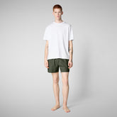 Costume da bagno uomo Demna verde serpente | Save The Duck