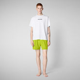 Herren-Badeshorts Demna in Zitronengrün | Save The Duck