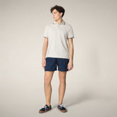 Herren-Badeshorts Ademir in Marineblau mit Rainbow Ducks | Save The Duck