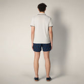 Herren-Badeshorts Ademir in Marineblau mit Rainbow Ducks | Save The Duck