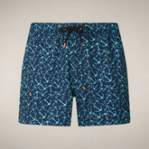 Herren-Badeshorts Ademir mit Anker-Print | Save The Duck