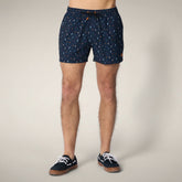 Herren-Badeshorts Ademir mit Palmen- & Surfbrett-Print | Save The Duck