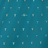 Herren-Badeshorts Ademir in Marineblau mit Rainbow Ducks | Save The Duck