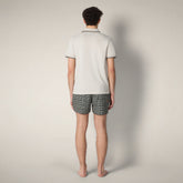 Herren-Badeshorts Ademir mit Green Fish Print | Save The Duck