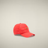 Casquette unisexe Tirion rouge vif | Save The Duck