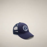 Cappellino unisex Noa blu navy con stampa Roma | Save The Duck