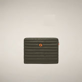 Porta PC trapuntato Vesta verde serpente | Save The Duck