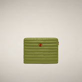 Porta PC trapuntato Vesta verde lime | Save The Duck