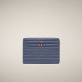 Porta PC trapuntato Vesta blu fiordaliso | Save The Duck