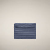 Porta PC trapuntato Vesta blu fiordaliso | Save The Duck