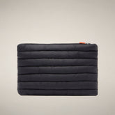 Unisex quilted pouch shaula in black - Beyond Outerwear Woman FW26 | Save The Duck