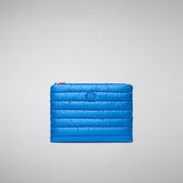 Unisex quilted pouch big Thalassa blau | Save The Duck