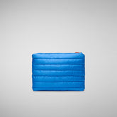 Unisex quilted pouch big Thalassa blau | Save The Duck