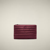 Pochette matelassée Thalassa bordeaux | Save The Duck